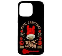 New Year Metal Christmas 2024 Rock & Roll Music Hand Sign Carcasa para iPhone 15 Pro MAX