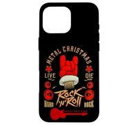 New Year Metal Christmas 2024 Rock & Roll Music Hand Sign Carcasa para iPhone 16 Pro MAX