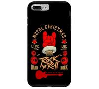 New Year Metal Christmas 2024 Rock & Roll Music Hand Sign Carcasa para iPhone 7 Plus/8 Plus