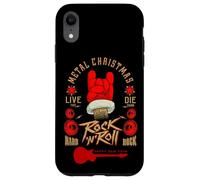 New Year Metal Christmas 2024 Rock & Roll Music Hand Sign Carcasa para iPhone XR