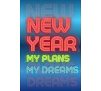 New Year My Plans Blue Hardcover: Home School Office Notebook