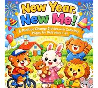 New Year, New Me!: 6 Positive Change Stories with Coloring Pages for Kids (Ages 3-6)