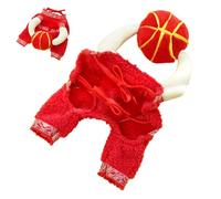 New Year Pet Costume, Lunar New Year Dog, Winter Pet Coat, Pet Clothes New Year, New Year Pet Costume with Lunar New Year Dog Cloth, Perfect For Spring Festival Dress-Up and Pet Cosplay