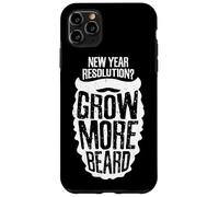 New Year Resolution? Grow More Beard Meme Carcasa para iPhone 11 Pro MAX