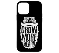 New Year Resolution? Grow More Beard Meme Carcasa para iPhone 12 Mini
