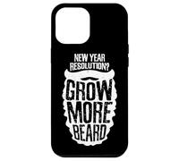 New Year Resolution? Grow More Beard Meme Carcasa para iPhone 12 Pro MAX