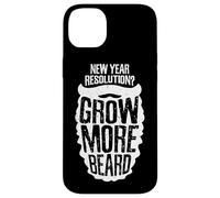 New Year Resolution? Grow More Beard Meme Carcasa para iPhone 14 Plus