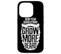 New Year Resolution? Grow More Beard Meme Carcasa para iPhone 14 Pro