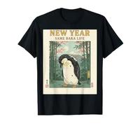 New Year Same Baka Life Penguin New Year 2026 Resolution Camiseta