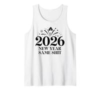 New Year Same Shit Different Year 2026 Happy New Years Eve Camiseta sin Mangas