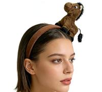 New Years Headband - 5.12 inches Year of the Horse Headwear | Decorative Holiday Hairhoop - for Kids Teens Adults Culture Fans Students Event Guests Cosplay Enthusiasts Family Gathering Travel