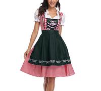 New YO- Vestido de Halloween para mujer, disfraz de Oktoberfest para esculpir el cuerpo, disfraz de escenario, vestidos de verano para mujer, sexy (verde militar, S)