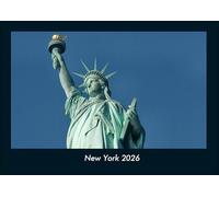New York 2026 Fotokalender DIN A4: Monatskalender mit Bild-Motiven aus Orten und Städten, Ländern und Kontinenten