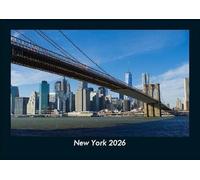New York 2026 Fotokalender DIN A5: Monatskalender mit Bild-Motiven aus Orten und Städten, Ländern und Kontinenten
