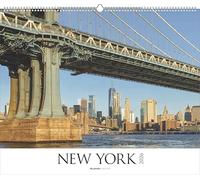 New York 2026 - Städte-Reise-Kalender - Querformat 60 x 50 cm - Spiralbindung