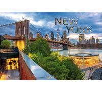 New York 2027: Großer Foto-Wandkalender mit Bildern aus der Metropole in den USA. Travel Edition mit Jahres-Wandplaner. PhotoArt Panorama Querformat: 58x39 cm.
