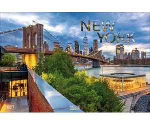 New York 2027: Großer Foto-Wandkalender mit Bildern aus der Metropole in den USA. Travel Edition mit Jahres-Wandplaner. PhotoArt Panorama Querformat: 58x39 cm.