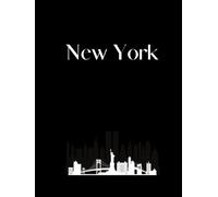 New York: A Black Decorative Book to Stack on a Coffee Table, Desk or Shelf. Book Decor, Housewarming Gift and Interior Design Journal.