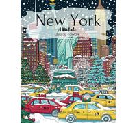 New York - A Natale: Libro da colorare
