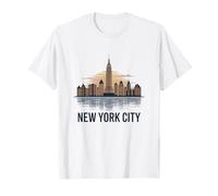 New York Big City Travel Souvenir Urban Street Style Hombres Camiseta