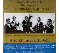 New York Brass Quintet - Bach & Before
