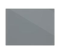 New York Central Paleta de Vidrio Templado Gris Rectangular de Mesa de 12 x 16 Pulgadas, Resistente a los arañazos, fácil de Limpiar, Paleta de Artista para una Mezcla precisa de Colores, reducción