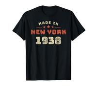 New York City 1938 Año de Nacimiento Estilo Retro Camiseta