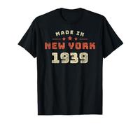 New York City 1939 Año de Nacimiento Estilo Retro Camiseta