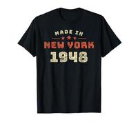 New York City 1948 Año de Nacimiento Estilo Retro Camiseta