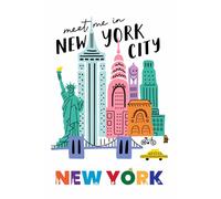 New York City Adventure Notebook: Urban Travel Journal with Iconic NYC Illustrations | 6x9, 150 Pages: Perfect Notebook for Travelers, Dreamers, and Writers Who Love the Big Apple