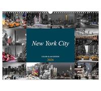 New York City - Color Glam Edition (Wandkalender 2026 DIN A3 quer), CALVENDO Monatskalender: Glamouröser Fotokunst-Kalender der atemberaubendsten Stadt der Welt