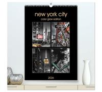 New York City - Color Glow Edition (hochwertiger Premium Wandkalender 2026 DIN A2 hoch), Kunstdruck in Hochglanz: Glamouröser Fotokunst-Kalender der atemberaubendsten Stadt der Welt
