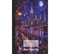 New York City Composition Notebook - College Ruled 6x9inches: Beautiful Journal Notepad Cute Gift for work, travel diary, school, office, university for journaling & notetaking.