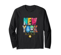 New York City Graphic NYC The City That Never Sleeps Manga Larga