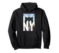 New York City Graphic tee, Walking In New York City Streets Sudadera con Capucha