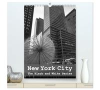 New York City (High Quality Premium Wall Calendar 2027 DIN A2 portrait),CALVENDO 12 Month Wall Calendar: The Black and White Series