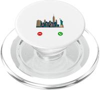 New York City Is Calling Novelty Graphic Tees & Cool Designs PopSockets PopGrip para MagSafe