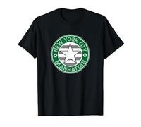 New York City Manhattan NYC USA United States Skater Camiseta gráfica económica, Hombre, Negro, L