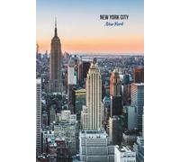 New York City, New York Skyline Journal: Hardcover, 6 x 9 Inches, 180 Pages, Blank Lined Notebook, Matte Finish. Travel Adventure, Skyline Urban City, Panoramic Views Journal