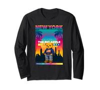 New York City NY Teddy Bear - Urban Bear with American Style Manga Larga