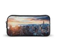 New York City Skyline - Estuche de gran capacidad, minimalista, ligero y duradero, pequeña bolsa de almacenamiento para organizador de suministros de oficina