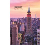 New York City Skyline Journal: Hardcover, 6 x 9 Inches, 180 Pages, Blank Lined Notebook, Matte Finish. Travel Adventure, Cityscape Panoramic Views Journal