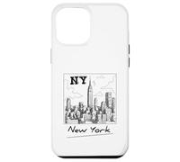 New York City Skyline - New York City Sketch Drawing Graphic Carcasa para iPhone 12 Pro MAX