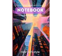 New York City Skyline Notebook - Lined 6x9 Writing Journal for School, Work, and Daily Notes - Urban Aesthetic Softcover with 100 Pages - Great Gift for Students, Teens, and Creatives
