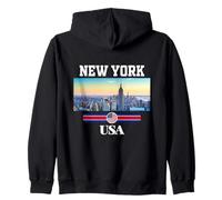 New York City Skyline tee Shirts, New York City Illustration Sudadera con Capucha