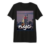 New York City Statue of Liberty Graphic Shirt, New York City Camiseta Premium