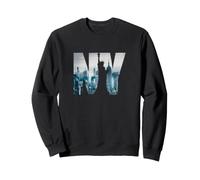 New York City Statue of Liberty NY Photo Silhouette Sudadera