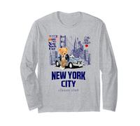 New York City Teddy Bear Illustration Graphic Design Manga Larga