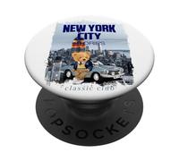 New York City Teddy Bear Stories Illustration Graphic Design PopSockets PopGrip Adhesivo