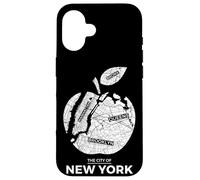 New York City The Big Apple Graphic T-Shirt, New York City Carcasa para iPhone 16